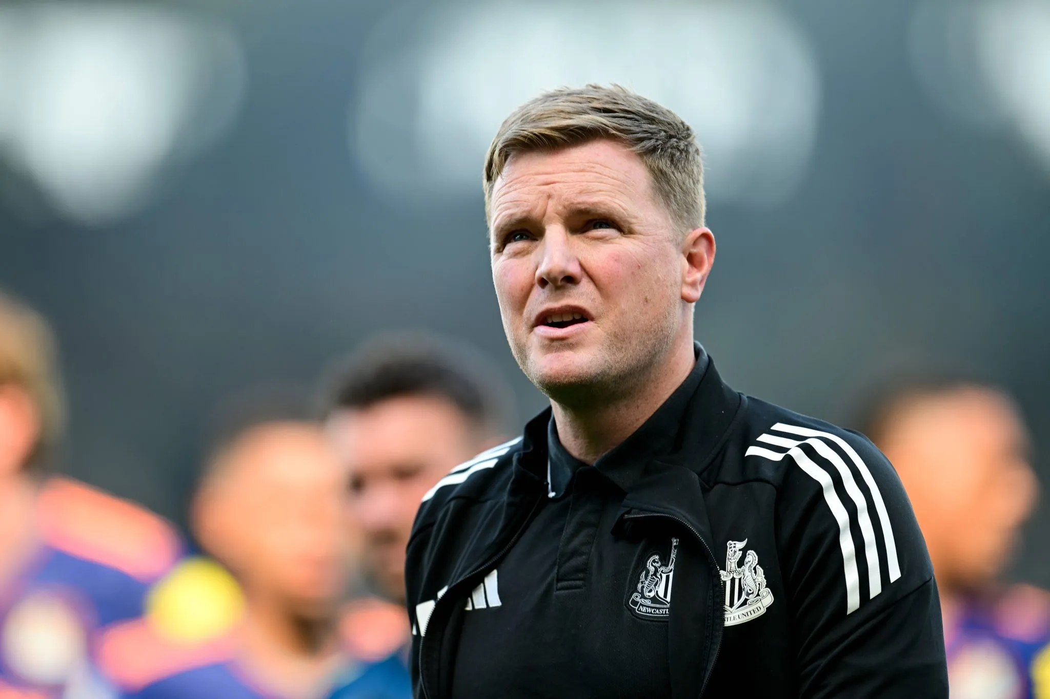 Eddie Howe, t&eacute;cnico do Newcastle
