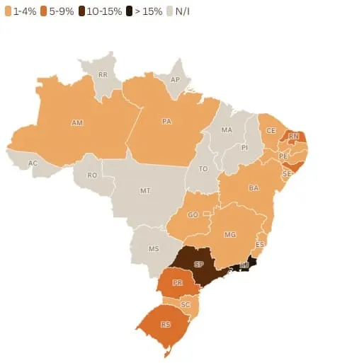 Rio de Janeiro e S&atilde;o Paulo s&atilde;o estados com mais casos de viol&ecirc;ncia no futebol brasileiro (foto: Reprodu&ccedil;&atilde;o) 