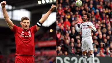 Pirlo e Gerrard mostraram que classe n&atilde;o se perde em amistoso entre lendas de Liverpool e Milan