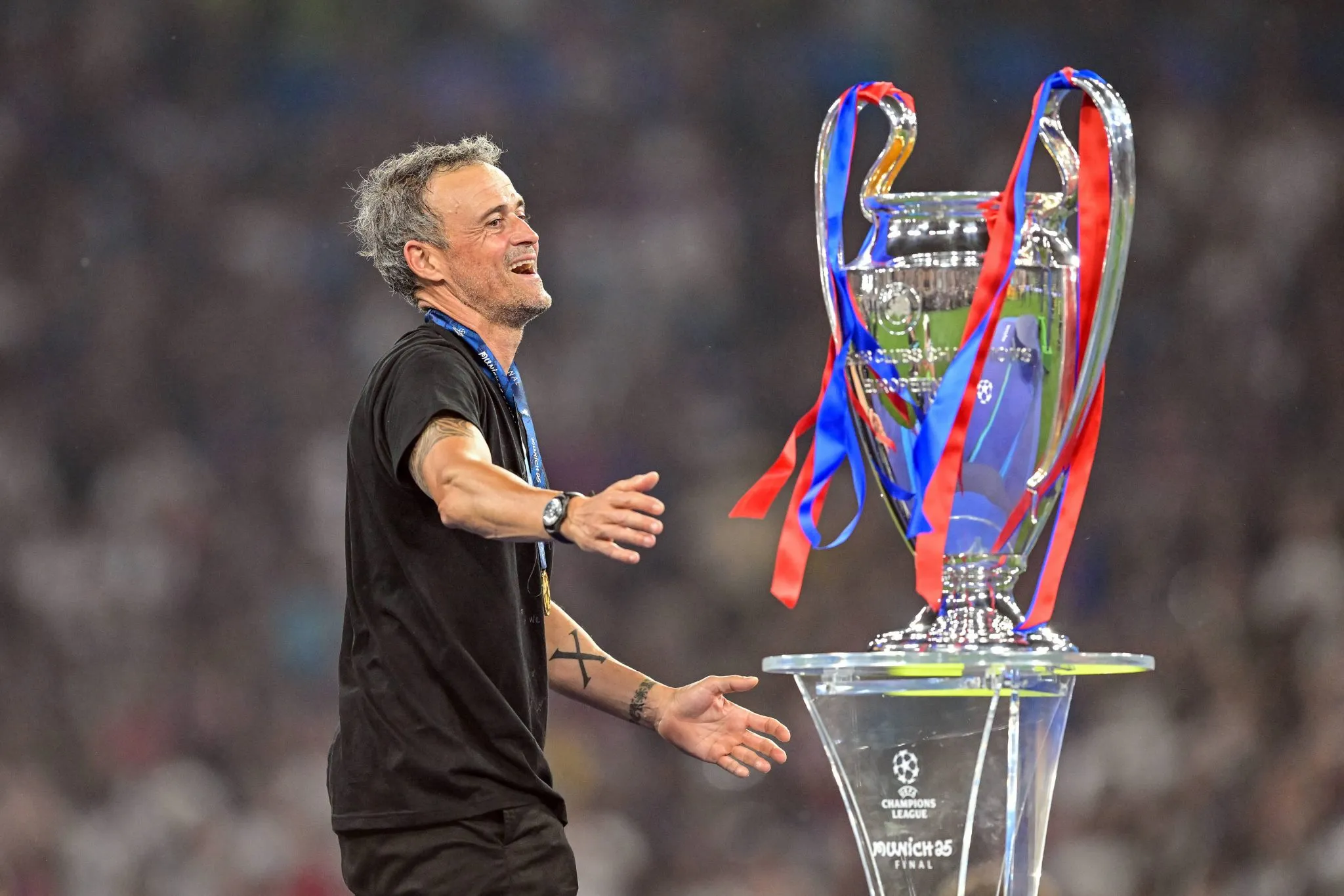 Luis Enrique venceu a Champions League de 2024/25 com o Paris Saint-Germain