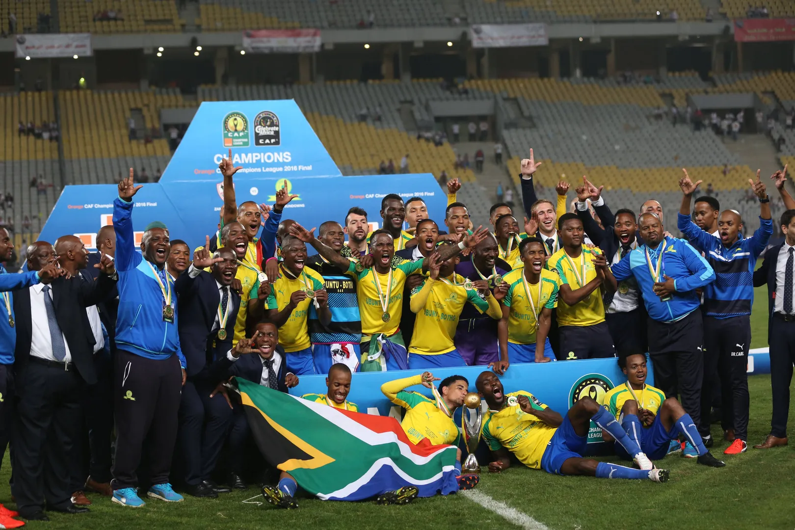 Mamelodi Sundowns pode levar a &Aacute;frica adiante no Mundial Foto: (Imago)