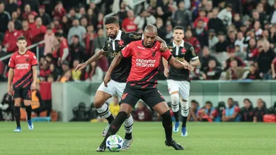 Athletico e Vasco fizeram um jogo de muita vontade, poucas chances e sem gols