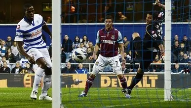 Lanterna, QPR perde em casa para o West Ham