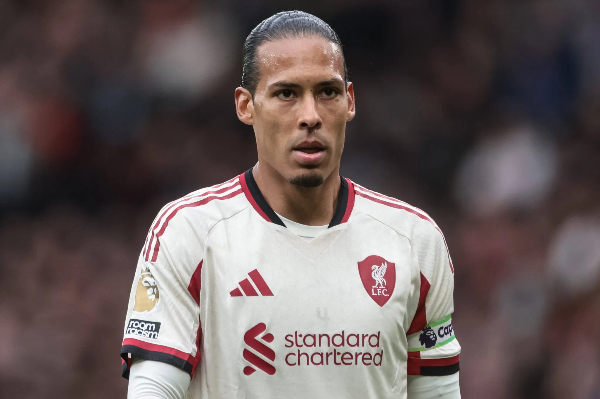 Virgil van Dijk em jogo do Liverpool