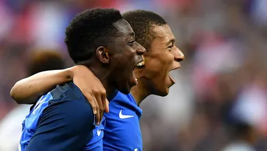 [V&iacute;deo] A primeira vez de uma dupla fenomenal: Mbapp&eacute; e Demb&eacute;l&eacute; infernizando a Inglaterra