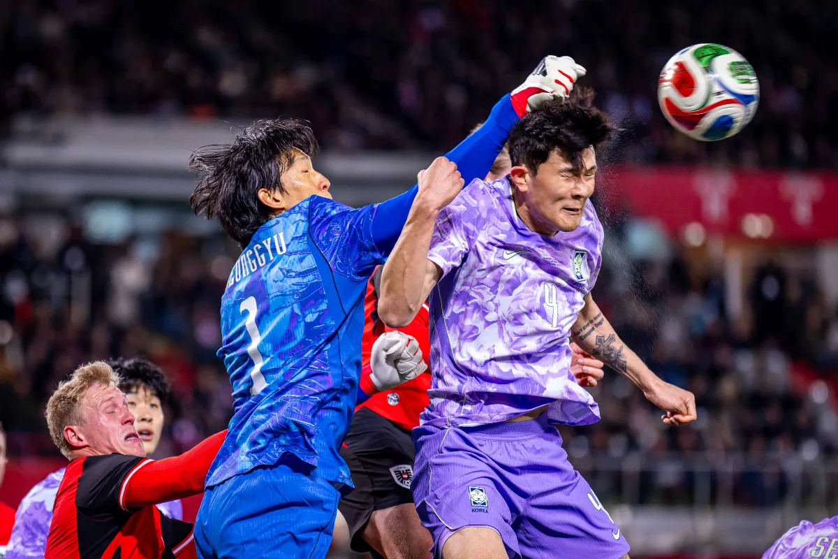 Seunggyu Kim e Minjae Kim em a&ccedil;&atilde;o pela Coreia do Sul