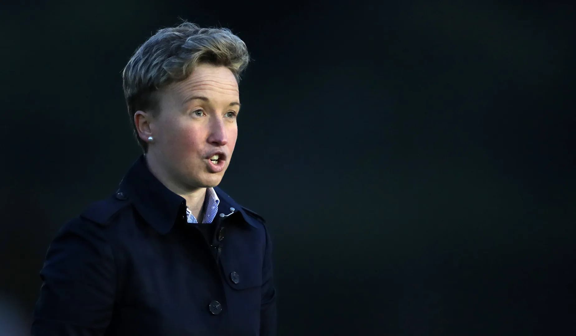 Bev Priestman &eacute; a treinadora da sele&ccedil;&atilde;o canadense (Foto: IMAGO / PA Images)