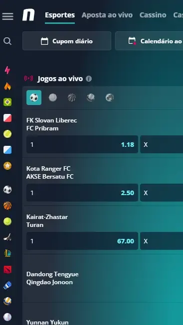 apostas ao vivo