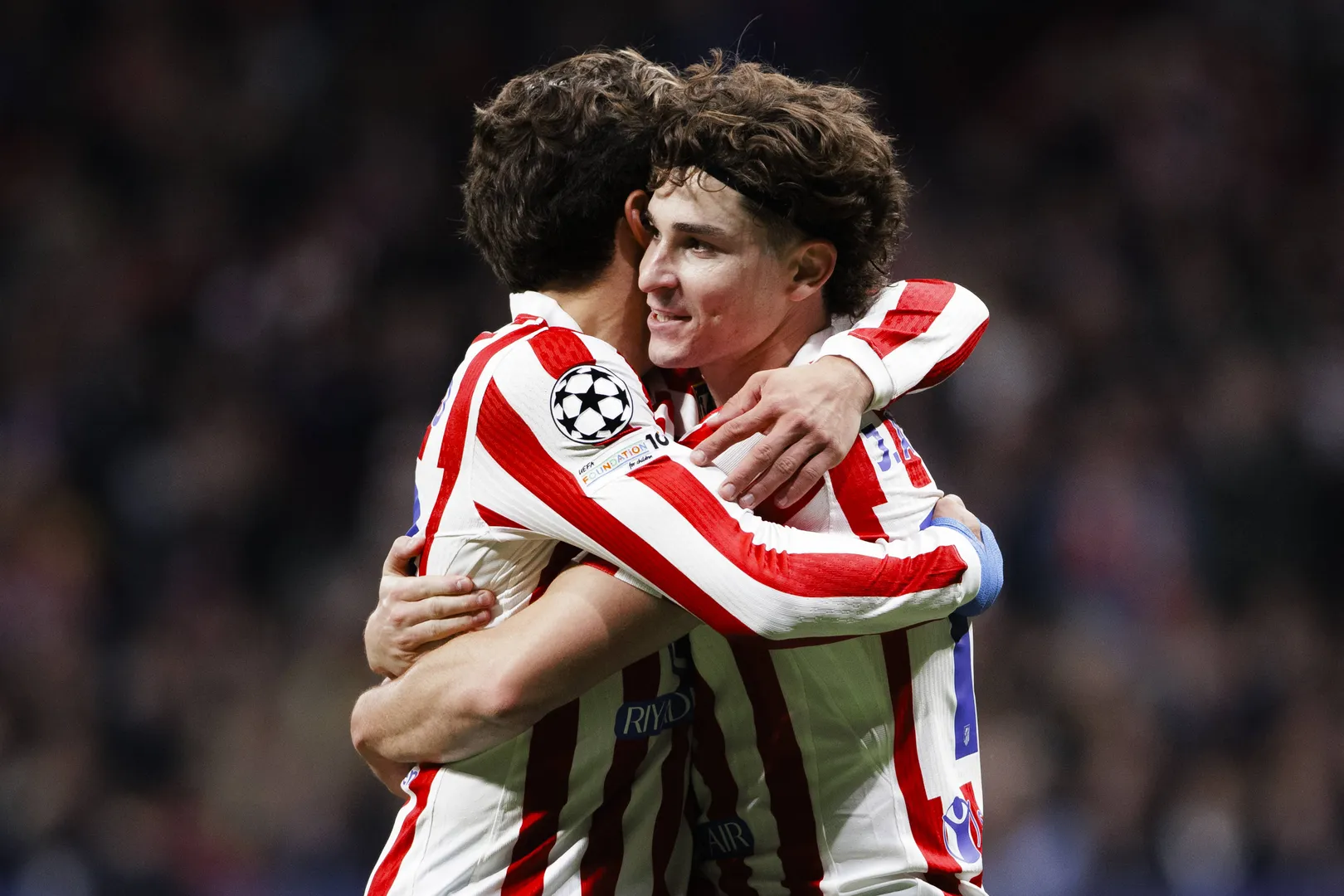 Giuliano Simeone e Julian Alvarez