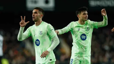 Nem Yamal, nem Raphinha: Com her&oacute;i improv&aacute;vel, Barcelona faz 12 no Valencia em 11 dias