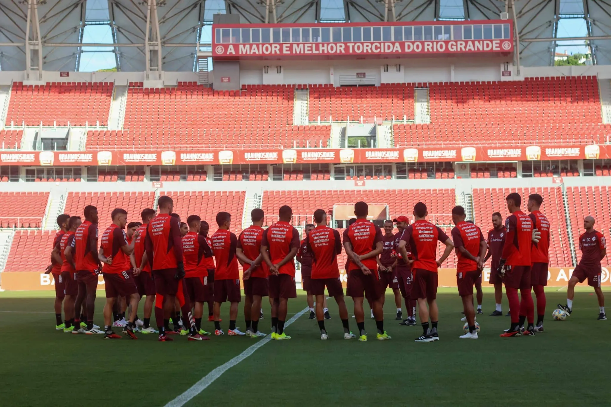 O Internacional quer a nona vit&oacute;ria consecutiva, mas at&eacute; o empate serve para passar pelo S&atilde;o Luiz no Gauch&atilde;o