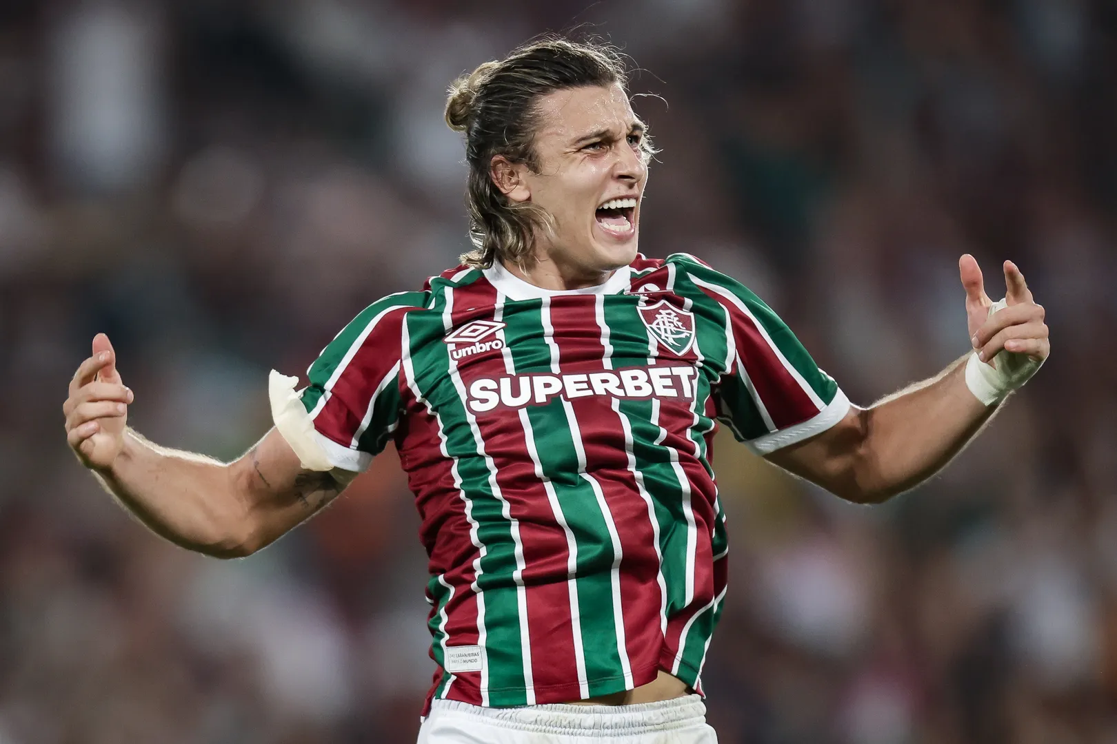 Canobbio comemora gol do Fluminense