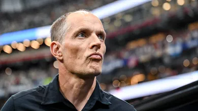 Tuchel sobre elimina&ccedil;&atilde;o da Inglaterra: &lsquo;Se for mais f&aacute;cil algu&eacute;m assumir a culpa, eu assumo&rsquo;