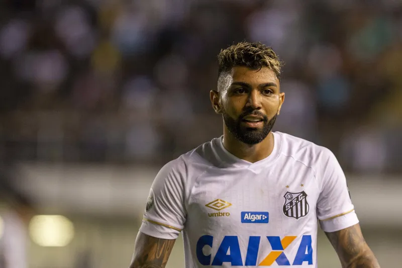 Gabigol no Santos em 2019 (Foto: IMAGO / Fotoarena)