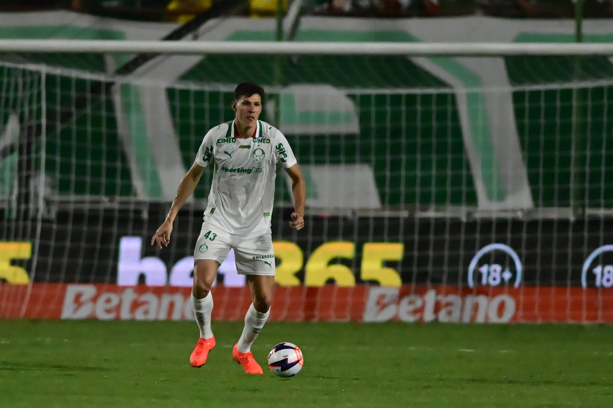Luis Benedetti em a&ccedil;&atilde;o pelo Palmeiras 