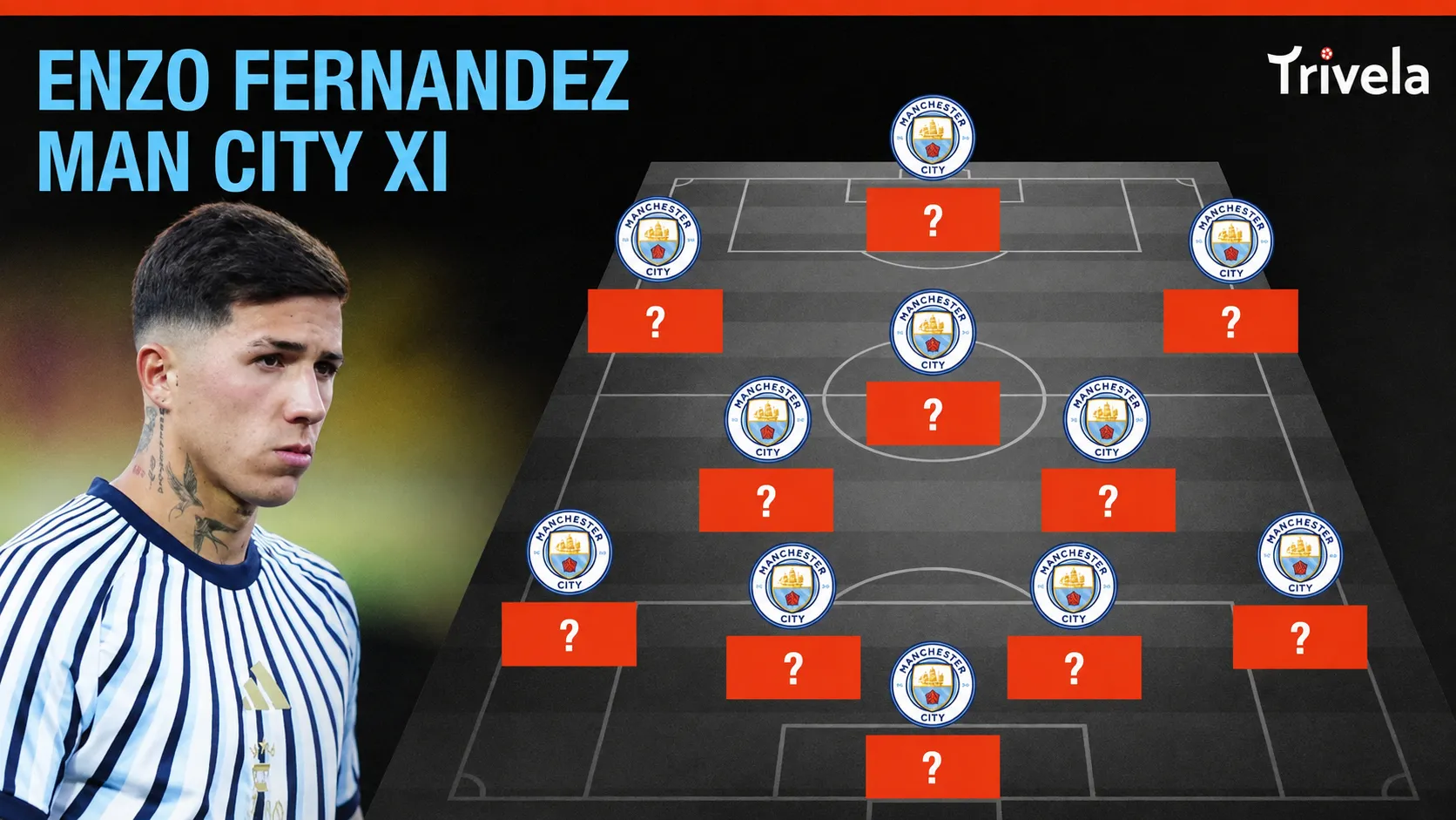 Onde joga Enzo Fern&aacute;ndez? As tr&ecirc;s op&ccedil;&otilde;es de Maresca no Manchester City