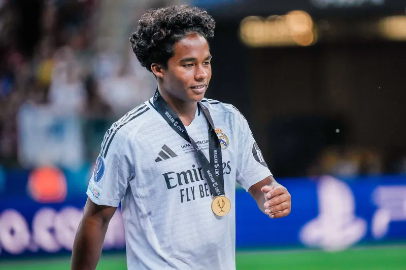 Endrick, atacante do Real Madrid. Foto: Icon Sport