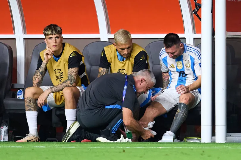 Foto: (IconSport) - Lionel Messi pela Argentina