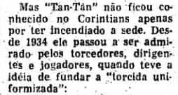 Artigo de jornal da &eacute;poca &eacute; usado pelo Corinthians como prova de pioneirismo