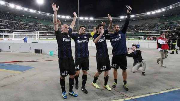 A Inter encerra uma era celeste com o adeus de quatro grandes bandeiras
