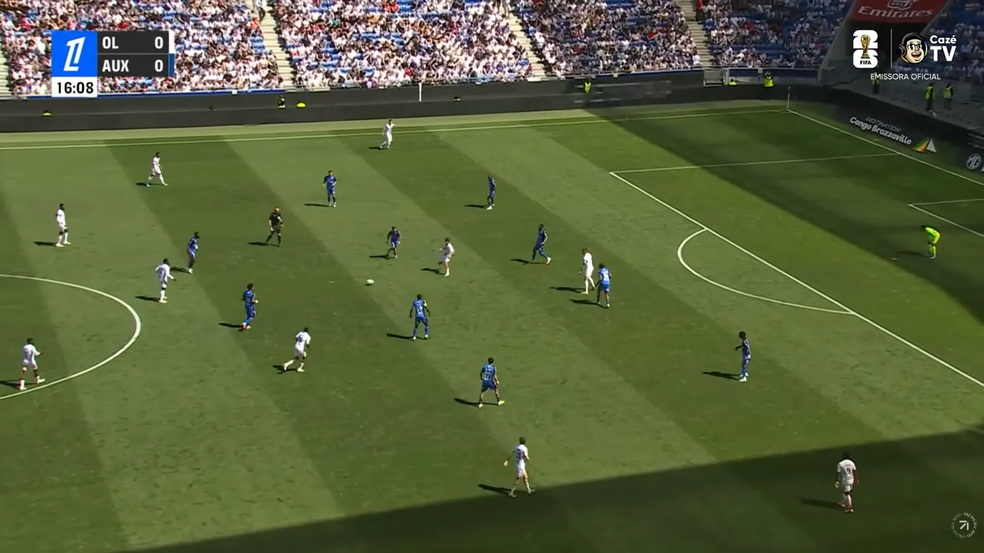 Atua&ccedil;&atilde;o de Endrick contra o Auxerre se limitou a boa parte do tempo na ponta direita 