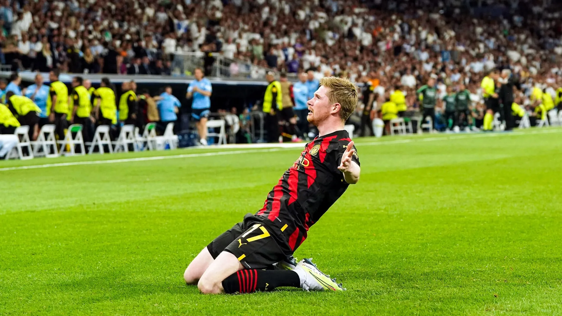 De Bruyne assumiu a responsabilidade em noite de ataque travado e arrancou o empate com um gola&ccedil;o
