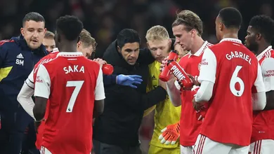 &ldquo;Amo meus jogadores mais do que nunca&rdquo;, diz Arteta, ap&oacute;s empate contra o Southampton