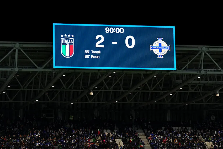 It&aacute;lia bateu a Irlanda do Norte em B&eacute;rgamo (Foto: PA Images/Icon Sport)