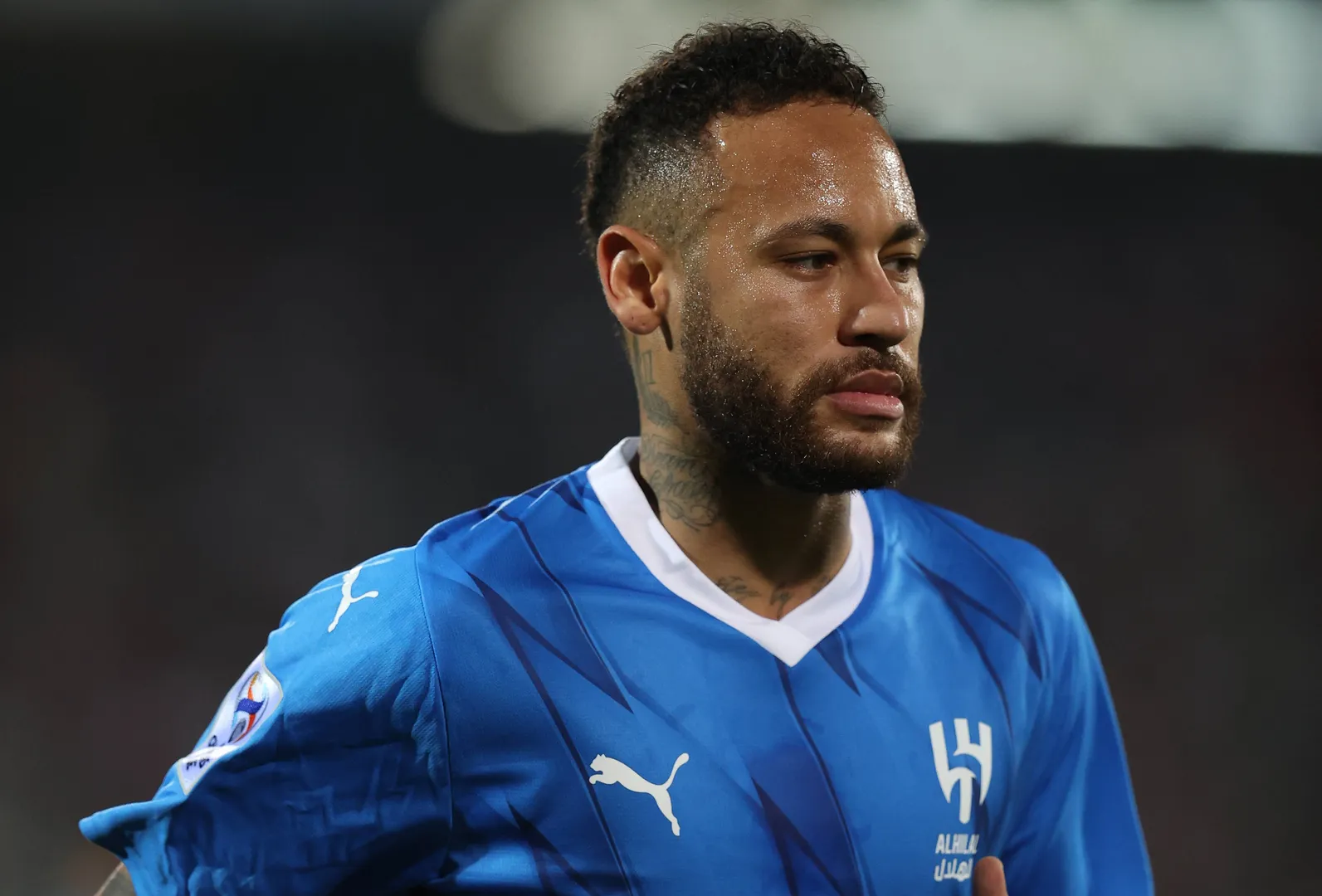 
Neymar em a&ccedil;&atilde;o pelo Al-Hilal