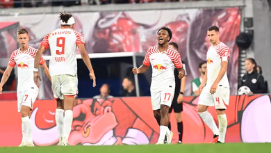 O Leipzig n&atilde;o s&oacute; virou o placar, mas doutrinou o Stuttgart numa mostra de for&ccedil;a