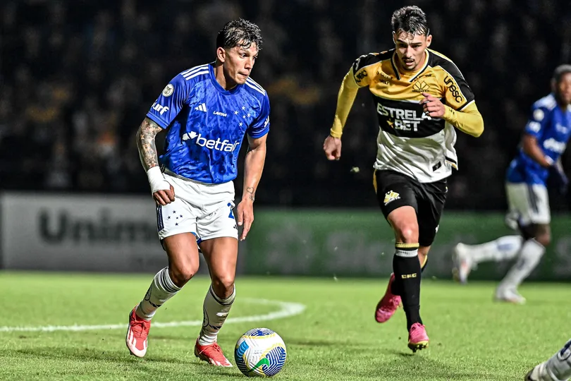 O Cruzeiro caiu diante do Crici&uacute;ma pelo Brasileir&atilde;o 2024Foto: Gazeta Press