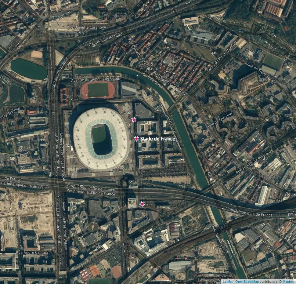 As explos&otilde;es no Stade de France