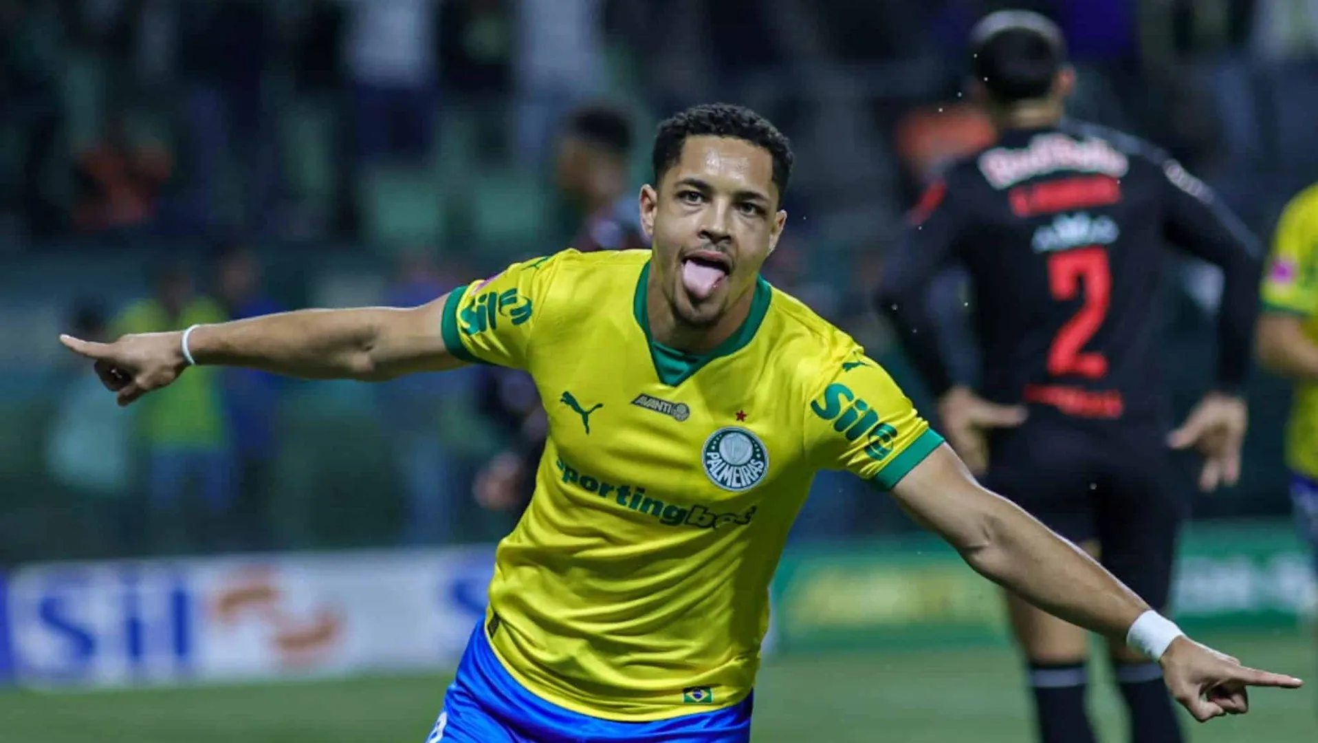 Vitor Roque no Allianz Parque
