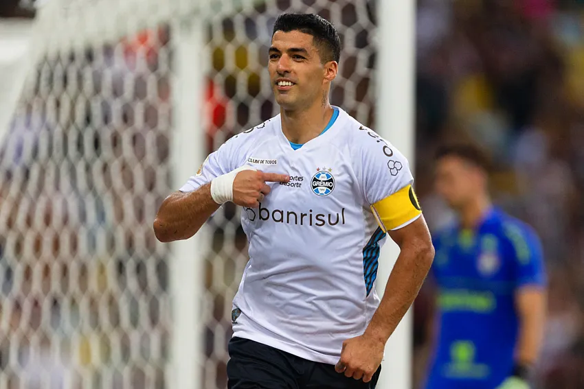 Luis Su&aacute;rez pelo Gr&ecirc;mio