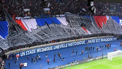 A vit&oacute;ria do PSG sobre o Real Madrid tamb&eacute;m contou com um grande espet&aacute;culo nas arquibancadas