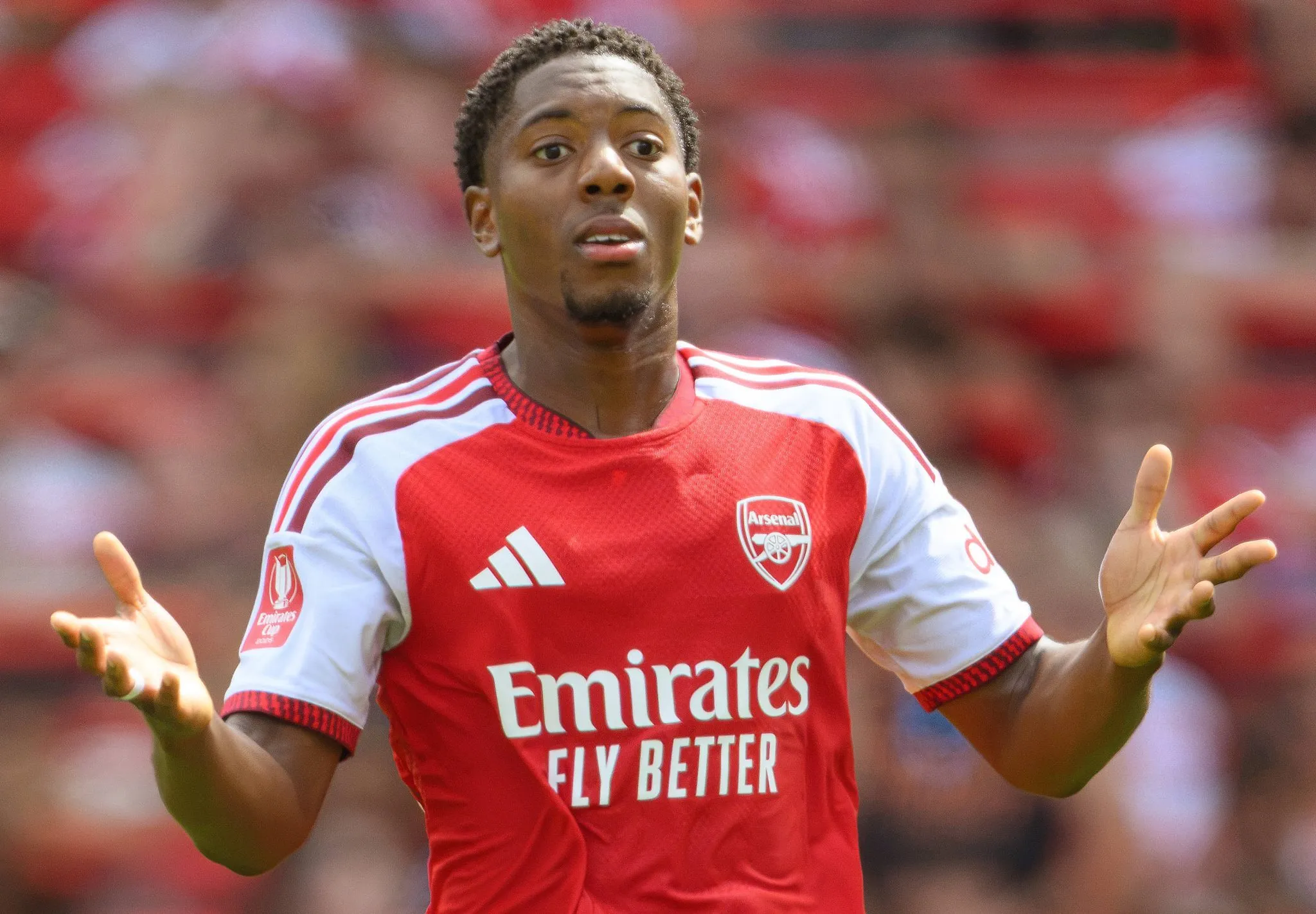 Lewis-Skelly em amistoso do Arsenal