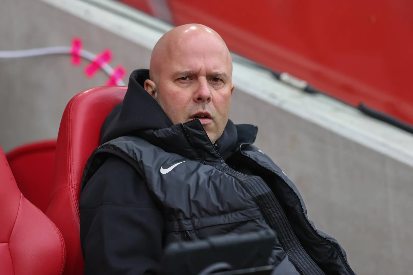 Arne Slot, t&eacute;cnico do Liverpool