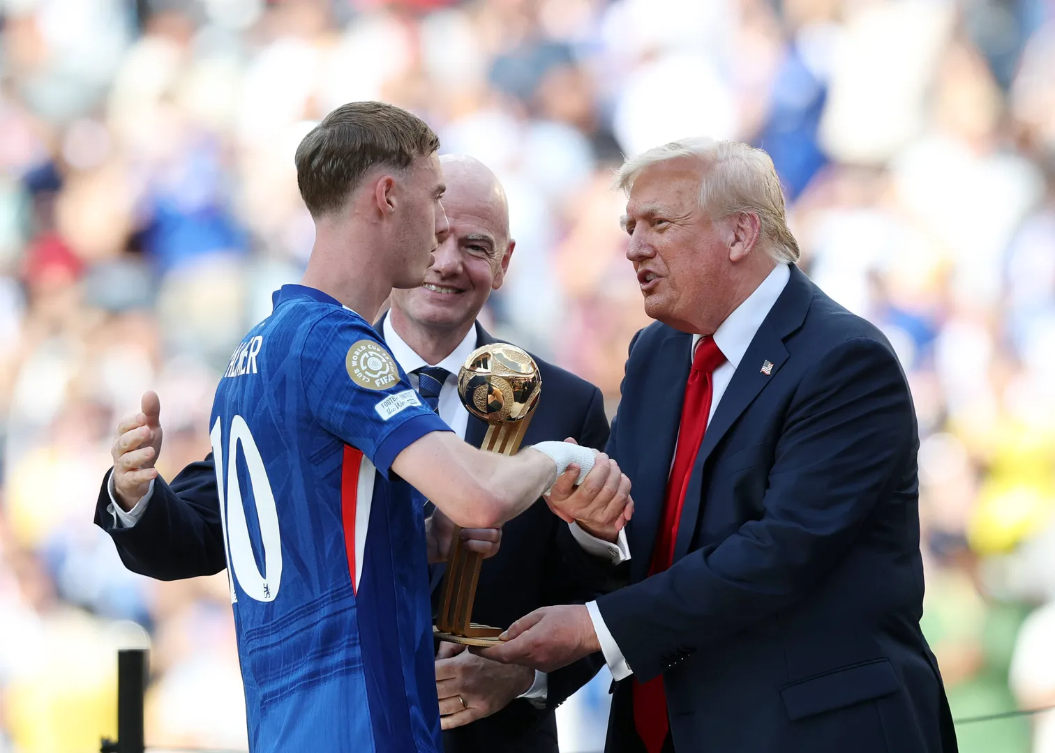 Trump e Palmer na final do Mundial de Clubes