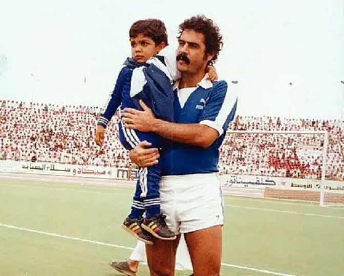 Rivellino durante a sua passagem pelo Al Hilal, entre 1978 e 1981. Foto: Reprodu&ccedil;&atilde;o/ ge