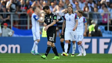 Parede viking da Isl&acirc;ndia parou a Argentina e at&eacute; p&ecirc;nalti de Messi