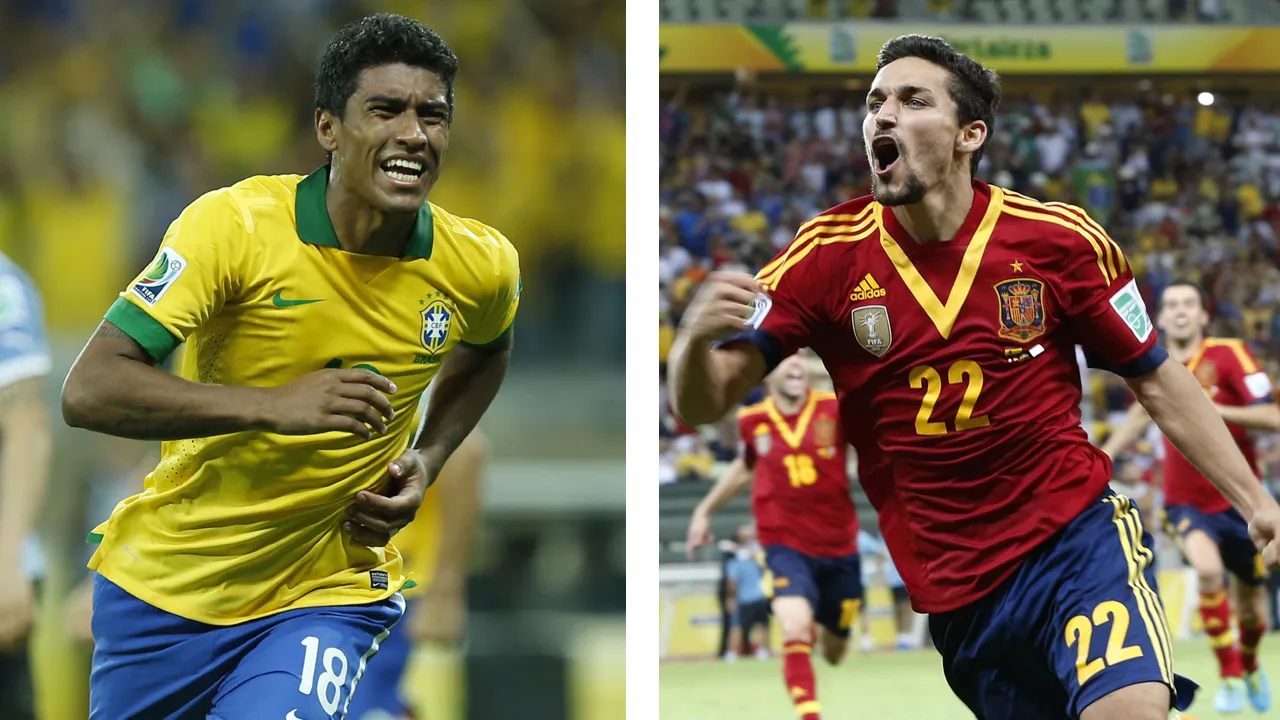 Os cinco maiores jogos entre Brasil x Espanha da hist&oacute;ria