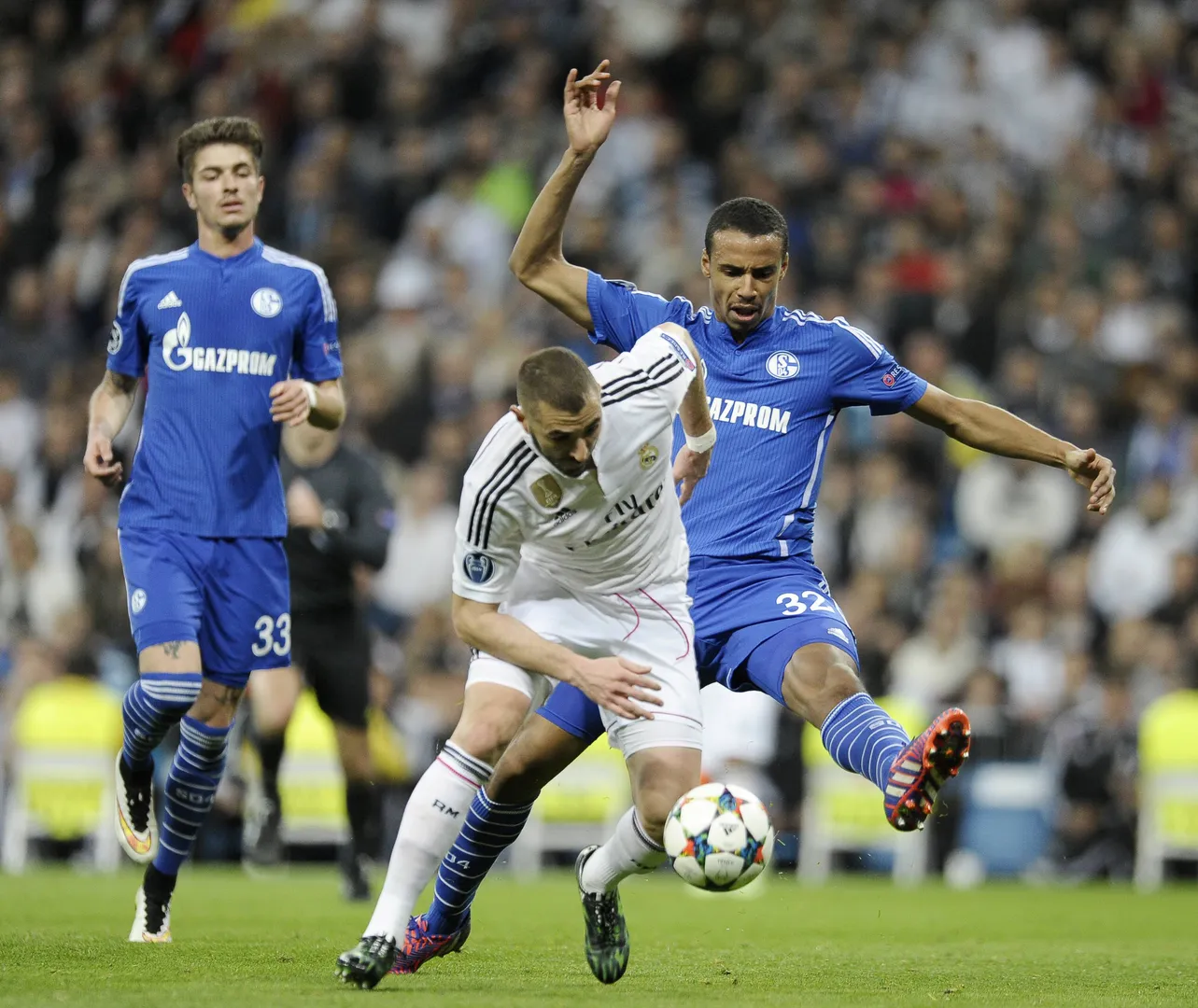 Real Madrid sofreu mais do que o necess&aacute;rio diante do Schalke 04 para avan&ccedil;ar &agrave;s oitavas de final da Champions League 2014/2015