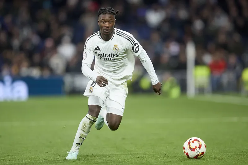 Camavinga em a&ccedil;&atilde;o pelo Real Madrid