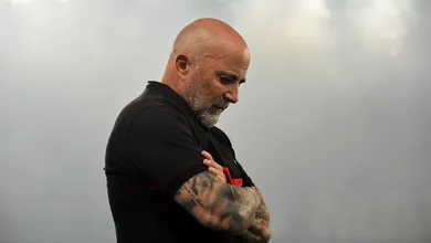 Sampaoli volta a falar em falta de contund&ecirc;ncia do Flamengo diz que &ldquo;tens&atilde;o n&atilde;o ajuda&rdquo;