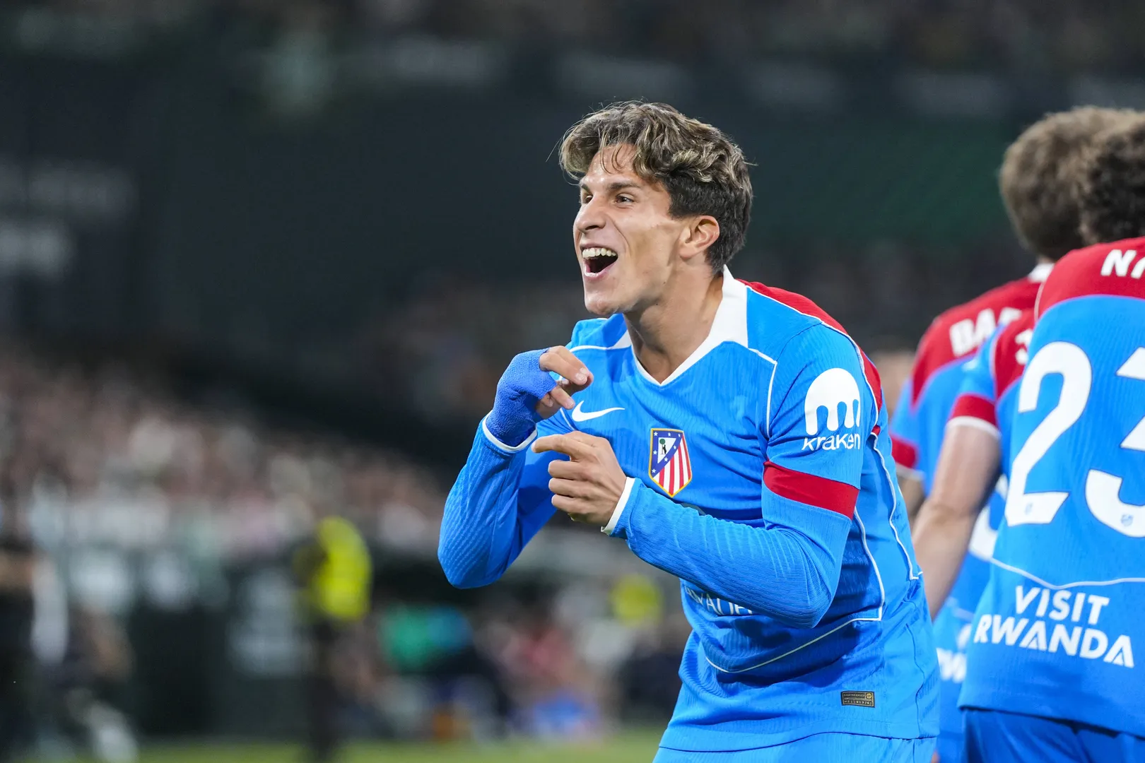 Giuliano Simeone comemora gol pelo Atl&eacute;tico de Madrid (Foto: IMAGO / ZUMA Press Wire)