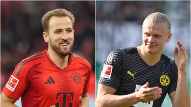 Harry Kane destr&oacute;i marca de Haaland no Borussia Dortmund e atinge feito surreal na Bundesliga