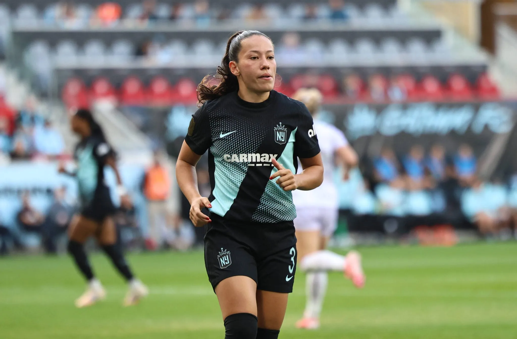 Bruninha em a&ccedil;&atilde;o pelo Gotham FC na NWSL