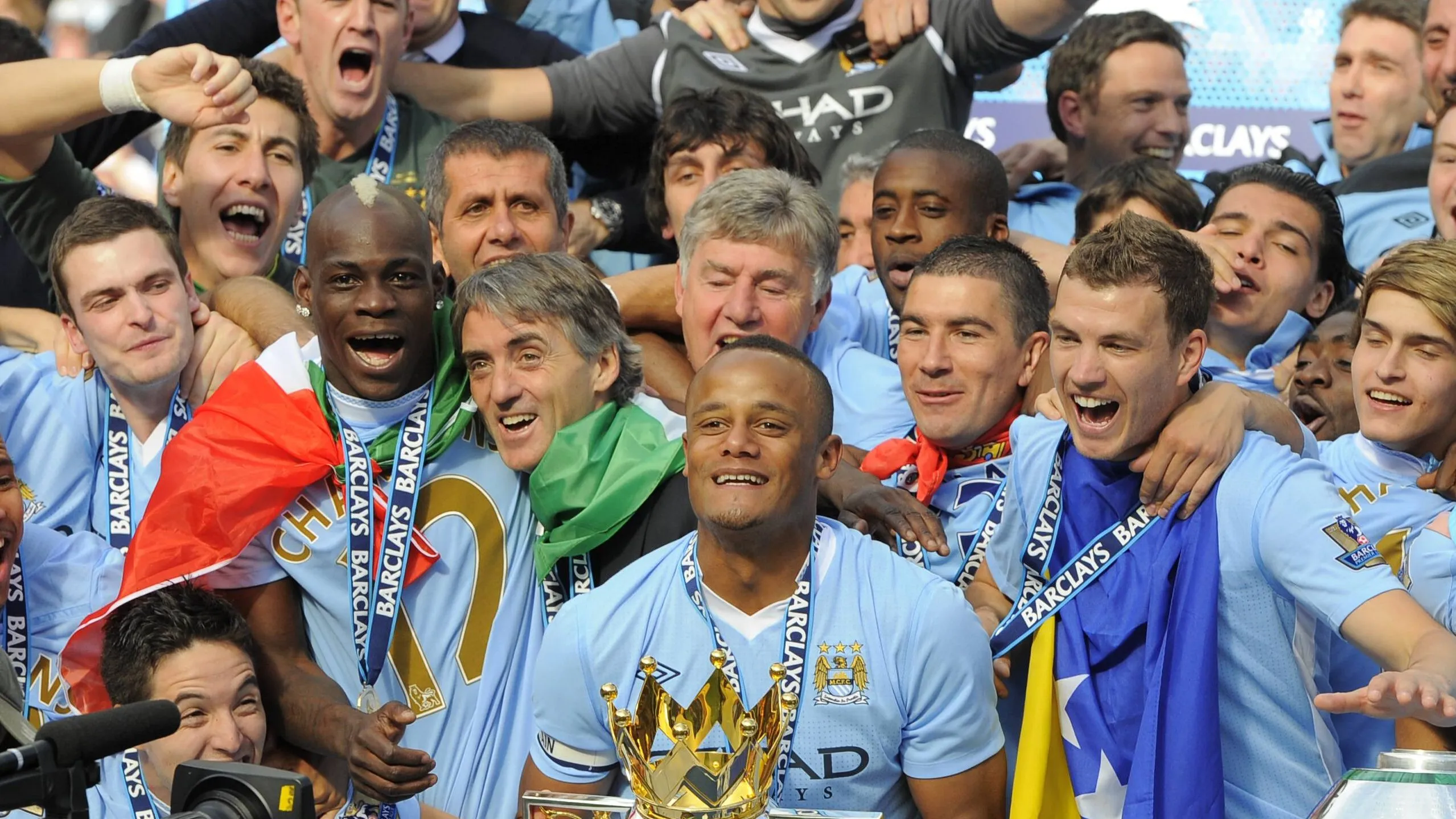 Manchester City conquistou a Premier League em 2011/12