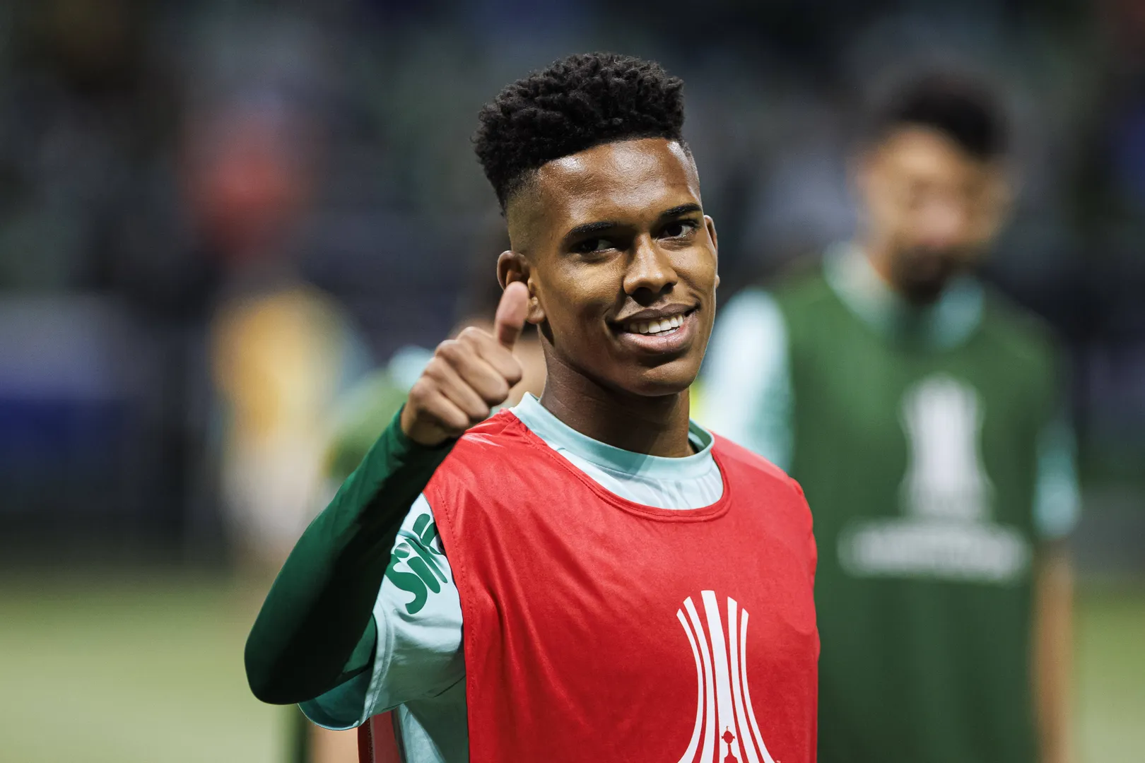 Est&ecirc;v&atilde;o em seu &uacute;ltimo jogo pelo Palmeiras (Foto: Imago)