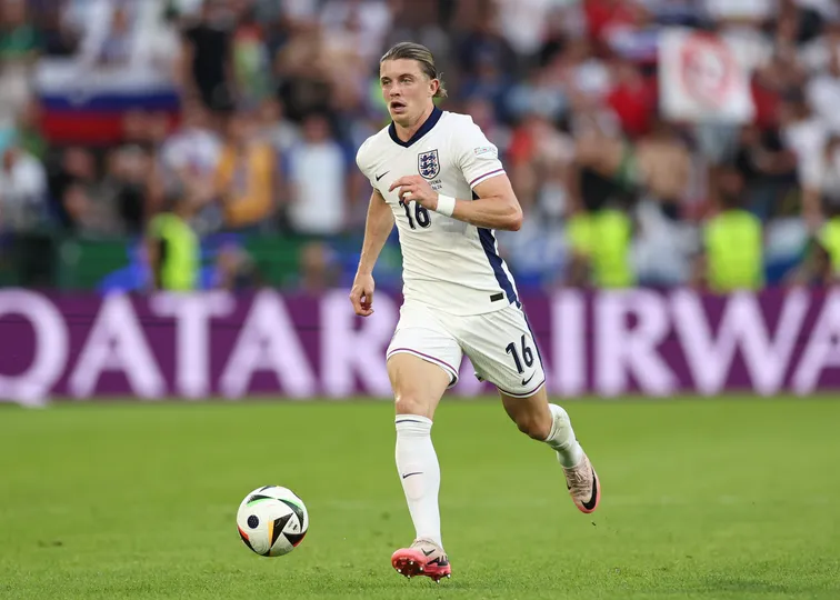 Gallagher em a&ccedil;&atilde;o pela sele&ccedil;&atilde;o inglesa na Euro 2024
